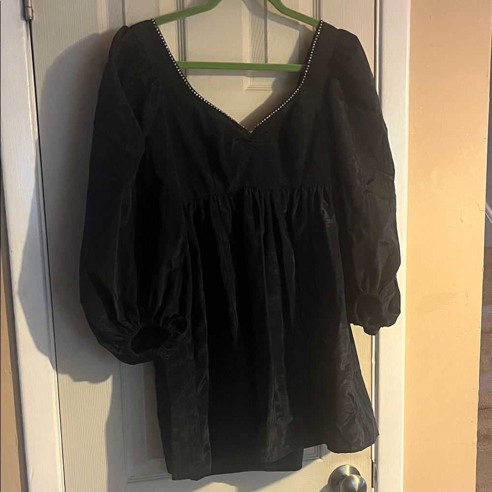 Elegant Black Women's mini dress